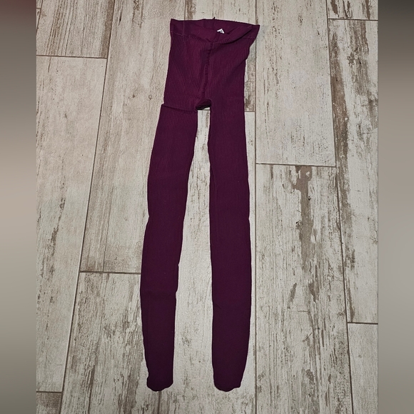Snag Vibrant Ribbed Knit Tights Size F - Picture 2 of 3